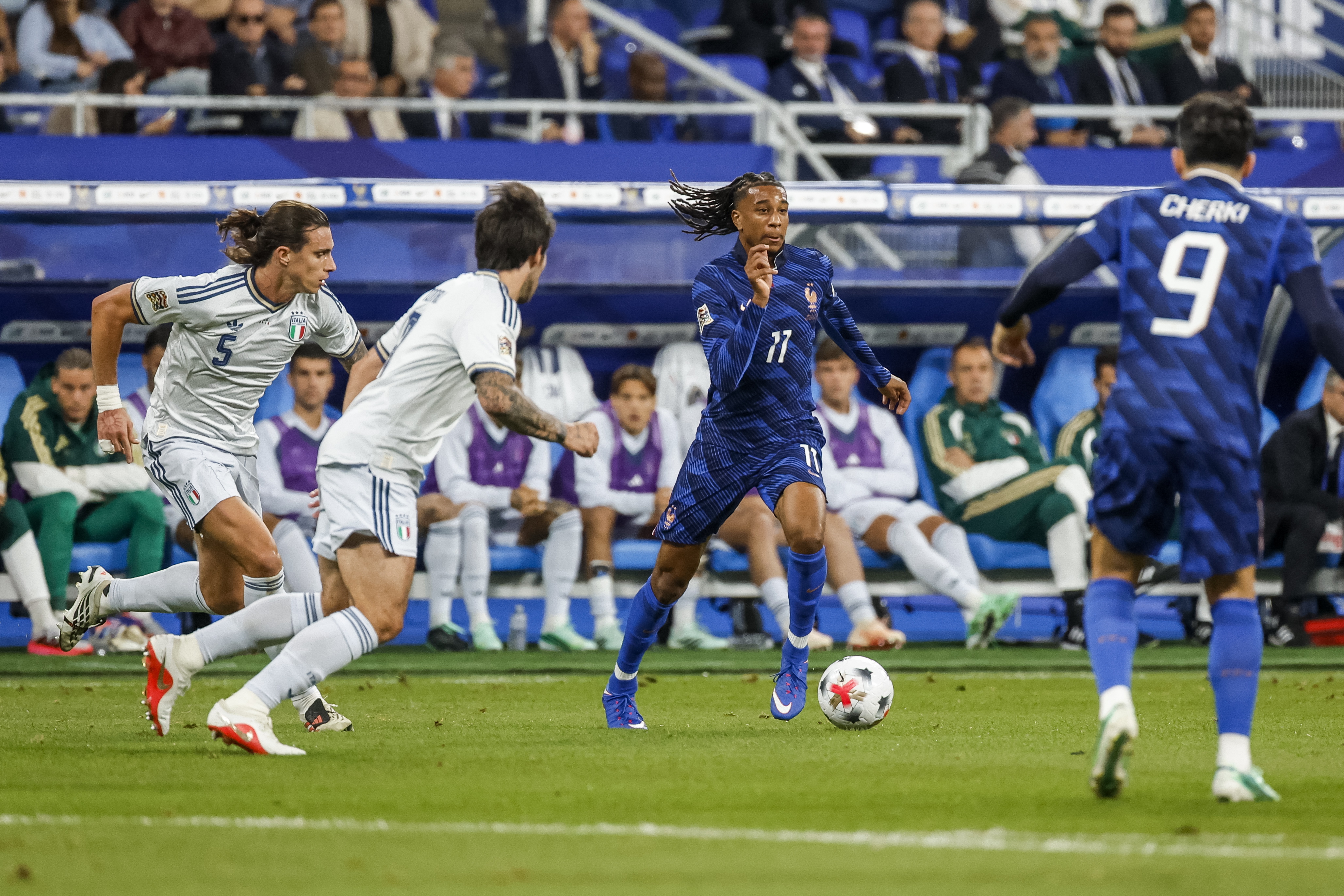 Italia arruina la fiesta de la Francia de Zinedine Zidane