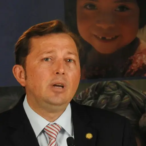 Vocero presidencial Heinz Hiemann ,