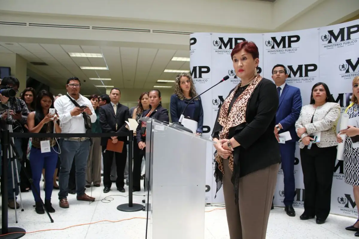 Jefa del MP, Thelma Aldana, 