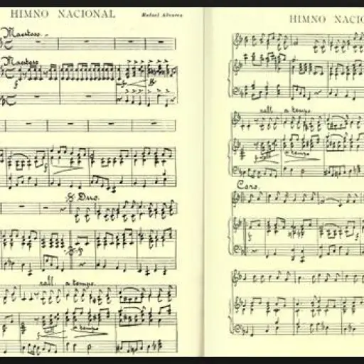 partitura himno ,