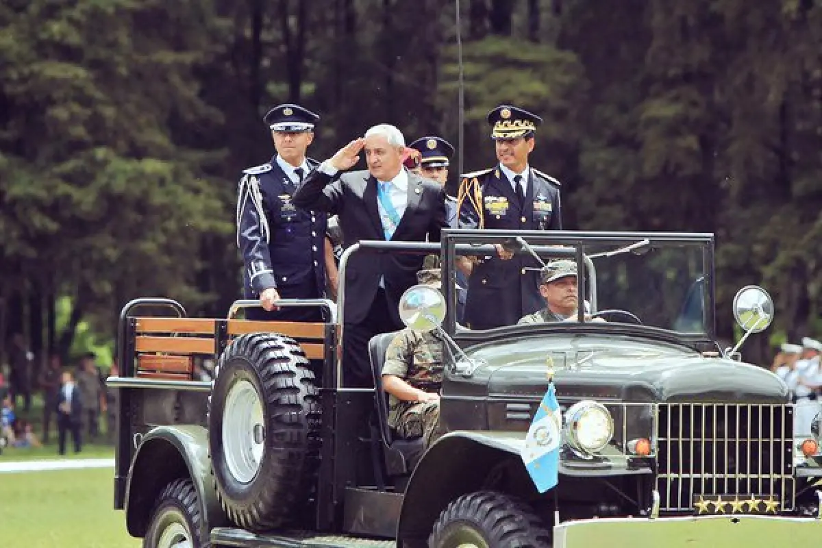 Otto Pérez Molina Ejército, 