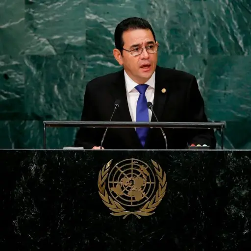 Presidente Jimmy Morales brinda discurso en la ONU ,