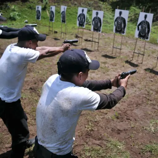Guardias penitenciarios reciben curso para uso de armas de fuego ,