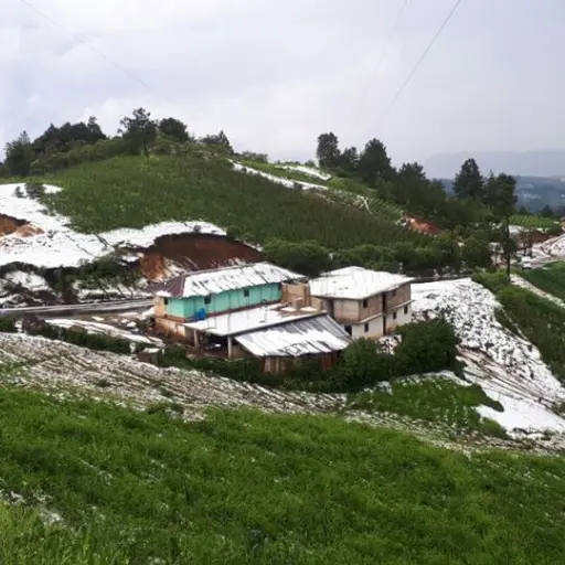 Conred: caída de granizo no deja daños en Quetzaltenango ,