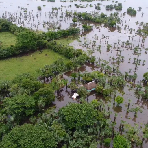 Escuintla: casi 200 personas evacuadas por desborde de río en Sipacate ,