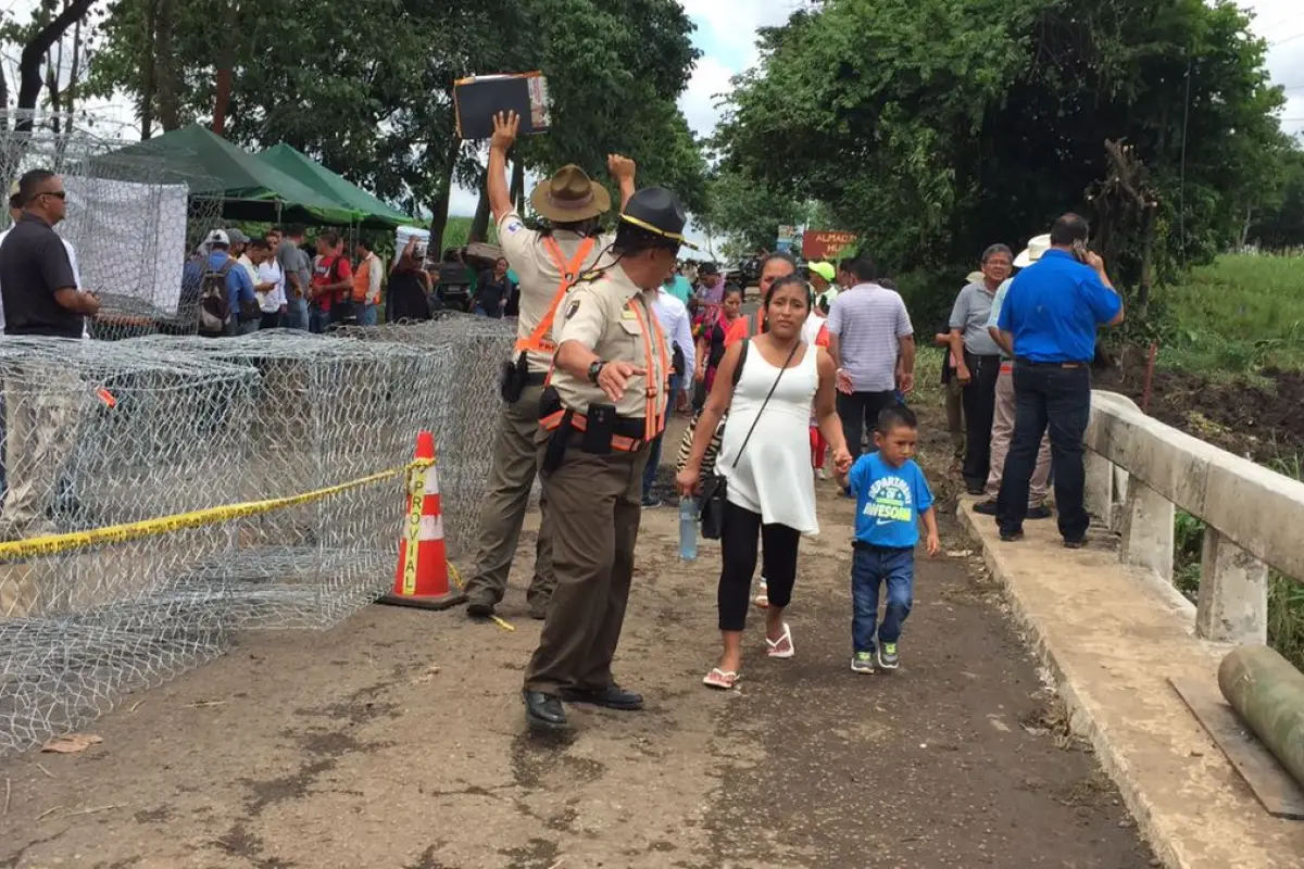 Suchitepéquez: en 10 días estará habilitado paso por puente dañado en Cuyotenango, 