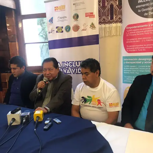 Asociación busca inclusión de ciegos y adultos en gestión de riesgos ante desastres