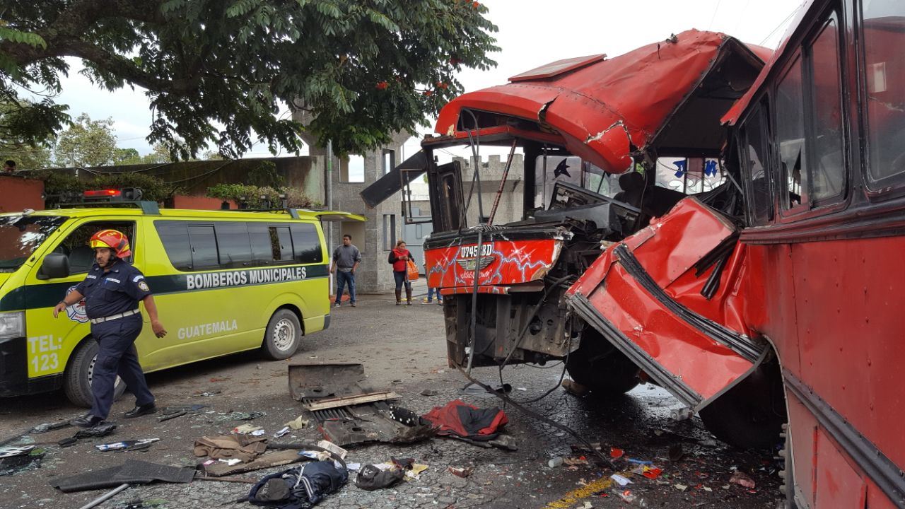 Choque de buses zona 13 | 