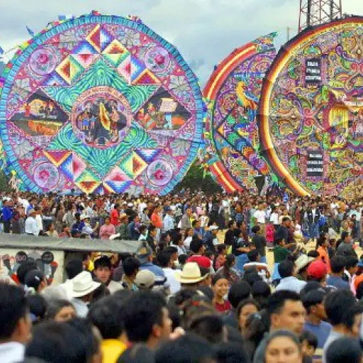 Barriletes gigantes de Sumpango