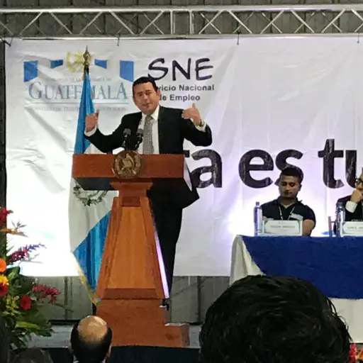 Presidente Jimmy Morales habla sobre justicia