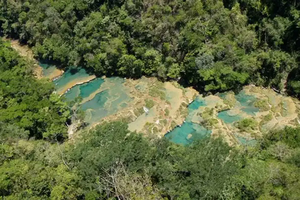 Semuc Champey sufrío daños leves por las lluvias según CONAP 