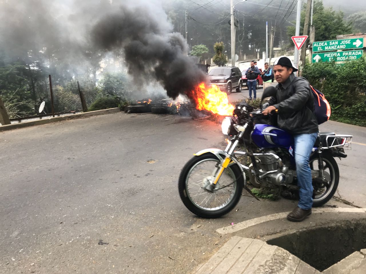 Bloqueo en Santa Catarina Pínula | 