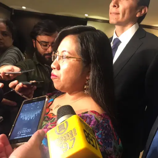 Ministra de Trabajo ,