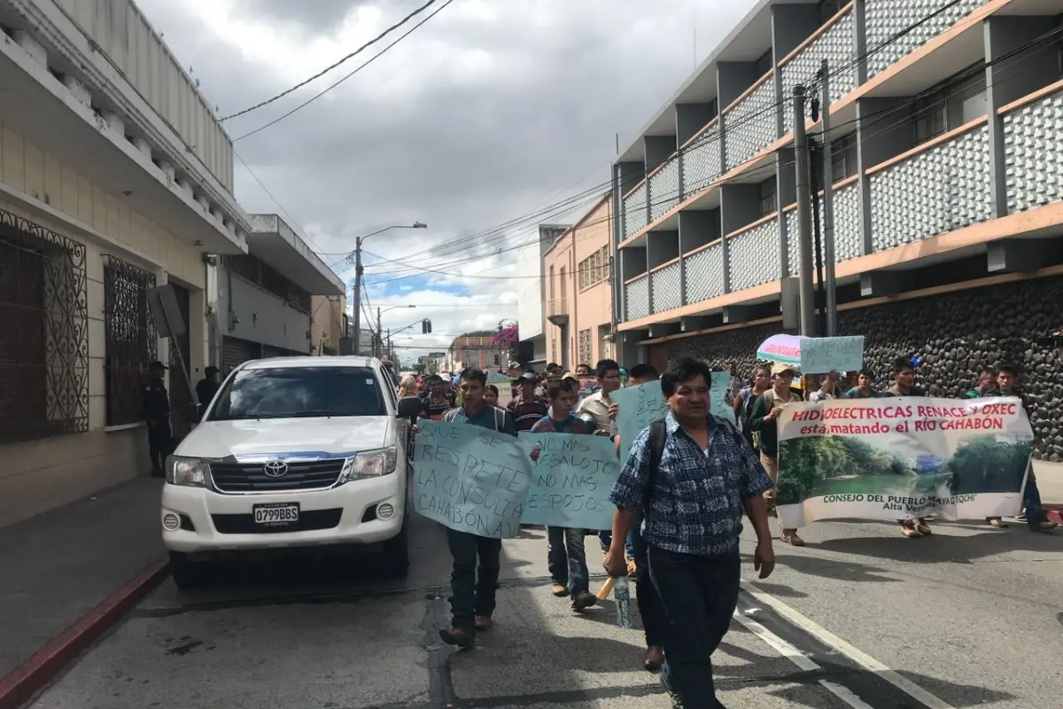 Comunitarios entregaron a la CC resultados de consulta por hidroeléctricas