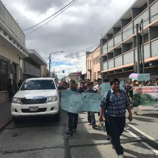 Comunitarios entregaron a la CC resultados de consulta por hidroeléctricas