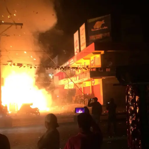 Bombero fallecido en incendio en mercado La Terminal Quetzaltenango