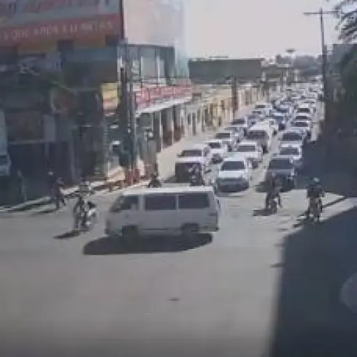 conductor de panel accidente