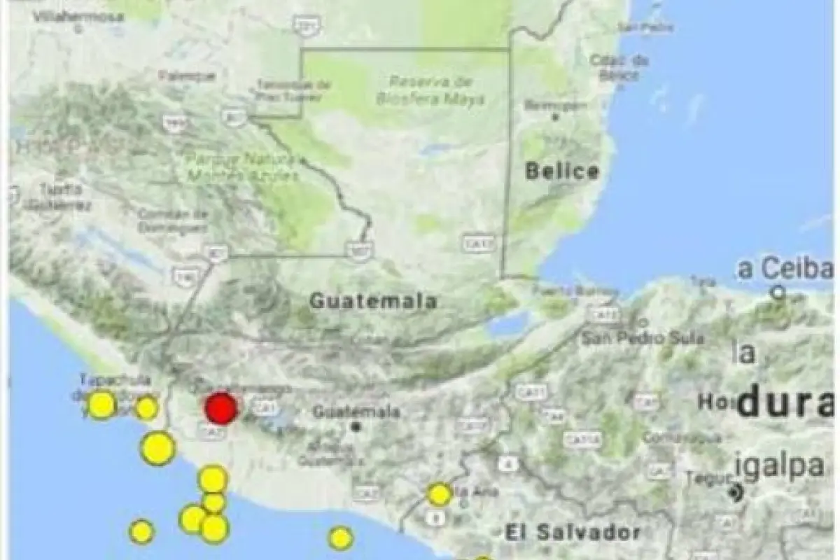 Sismo durante la madrugada