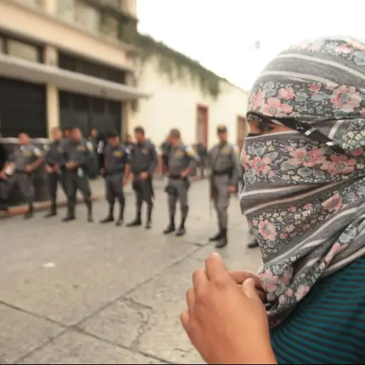 Familiares de reos manifiestas Emisoras Unidas EU Guatemala ,