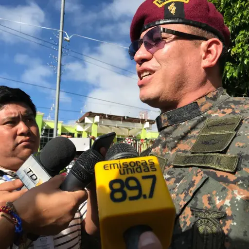 Jefe del Estado Mayor de la Defensa Erick Cano Zamora ,