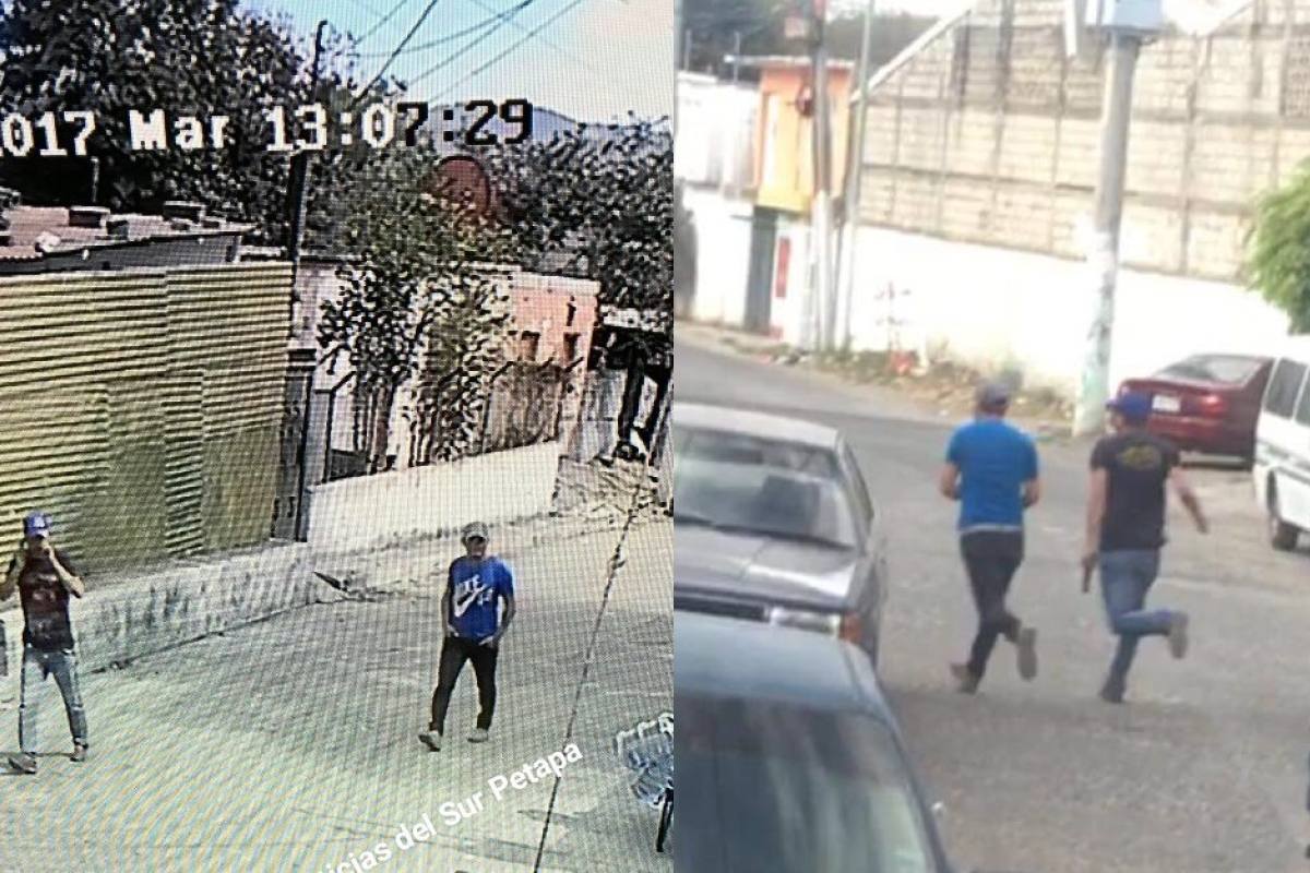 Cámara capta nuevamente a una pareja de asaltantes en San Miguel Petapa