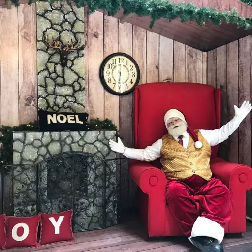 Santa Claus de centro comercial Portales.