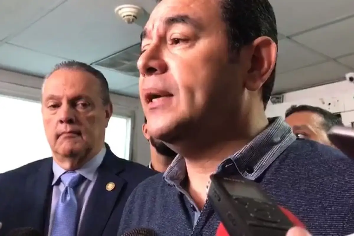 Jimmy Morales Emisoras Unidas EU Guatemala, 