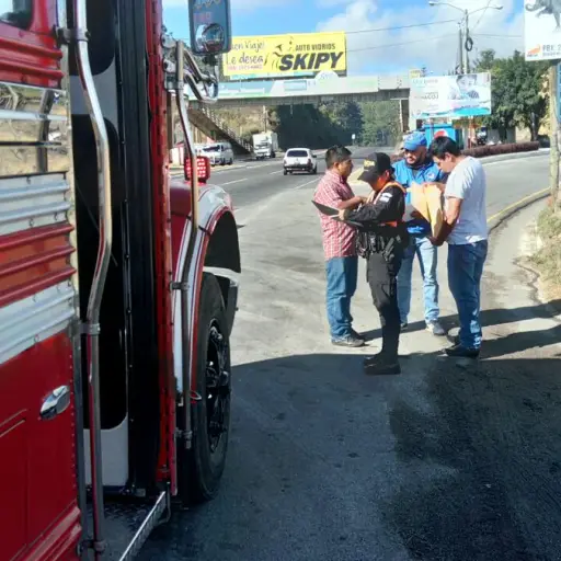 Sanciones a pilotos de buses extraurbanos EU Guatemala Emisoras Unidas ,