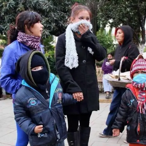 El ente científico pidió a los guatemaltecos abrigarse bien. ,Archivo.