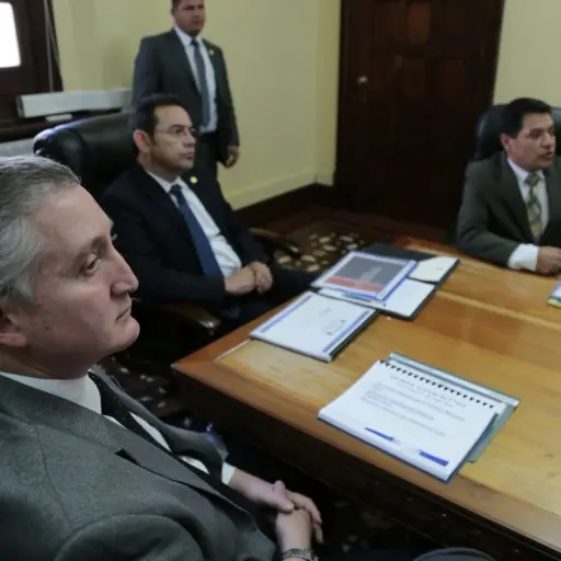 Reunión entre Enrique Degenhart y Jimmy Morales EU Emisoras Unidas Guatemala ,
