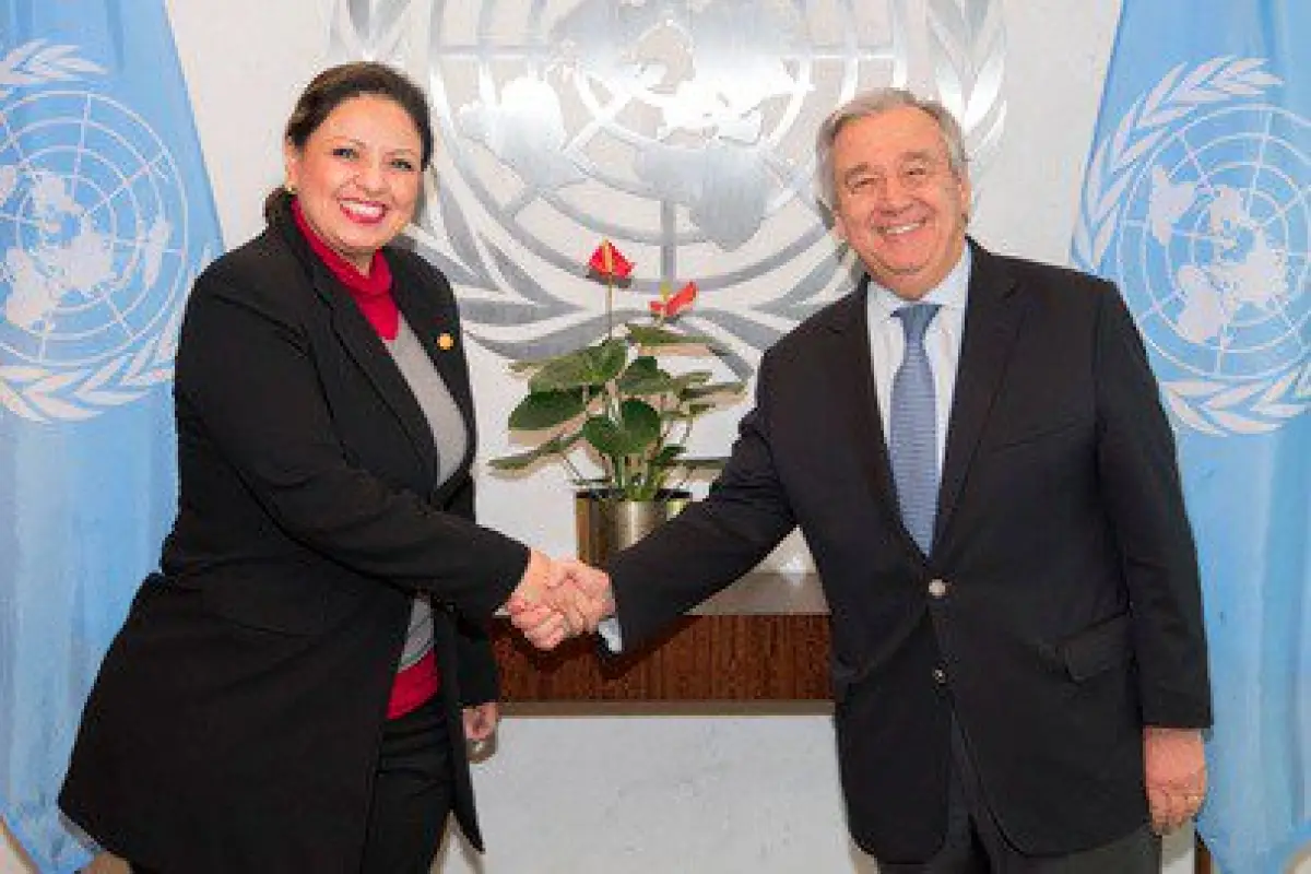 Canciller reunión Secretario General de la ONU, 