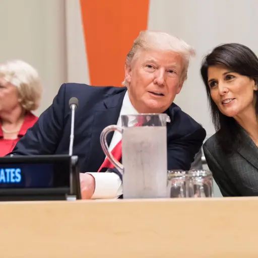 Embajadora de EEUU ante la ONU, Nikky Haley ,