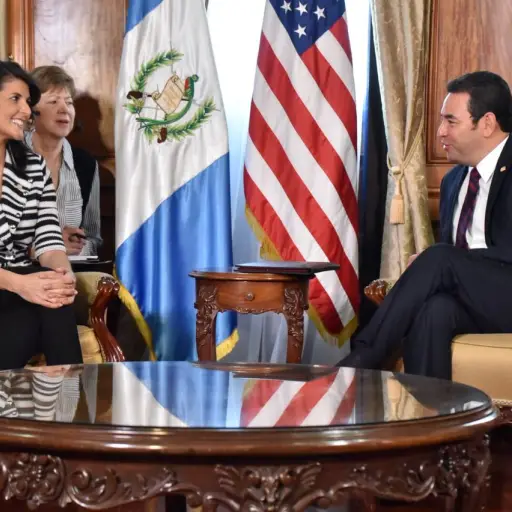 Presidente recibe embajadora EEUU ante la ONU ,