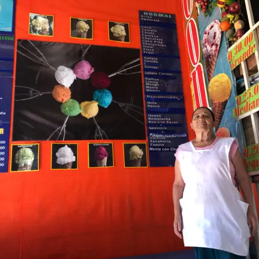 Venta de helados, Emisoras Unidas, Guatemala, EU ,