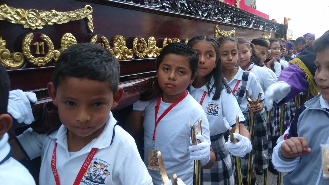 Procesión infantil de San José. Foto René Fuentes  Guatemala EU Emisoras Unidas | 