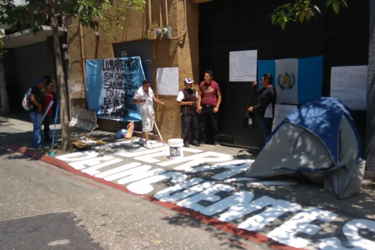 Manifestación EU Guatemala Emisoras Unidas, 