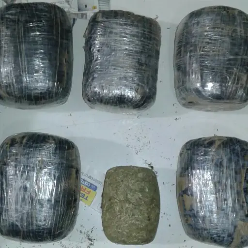 Costal con marihuana localizado cárcel Cantel ,