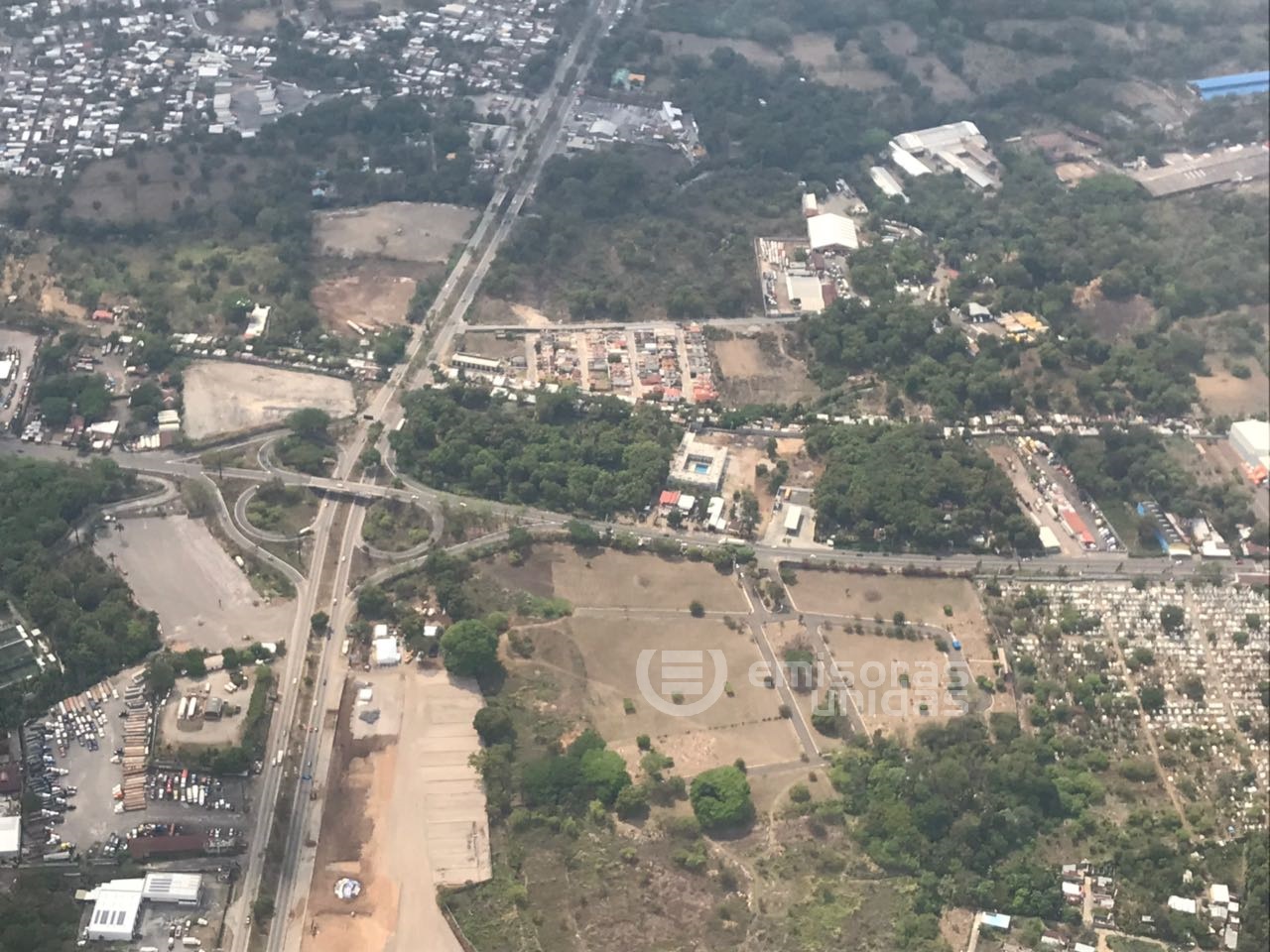 Escuintla desde el aire. Foto 1 | 