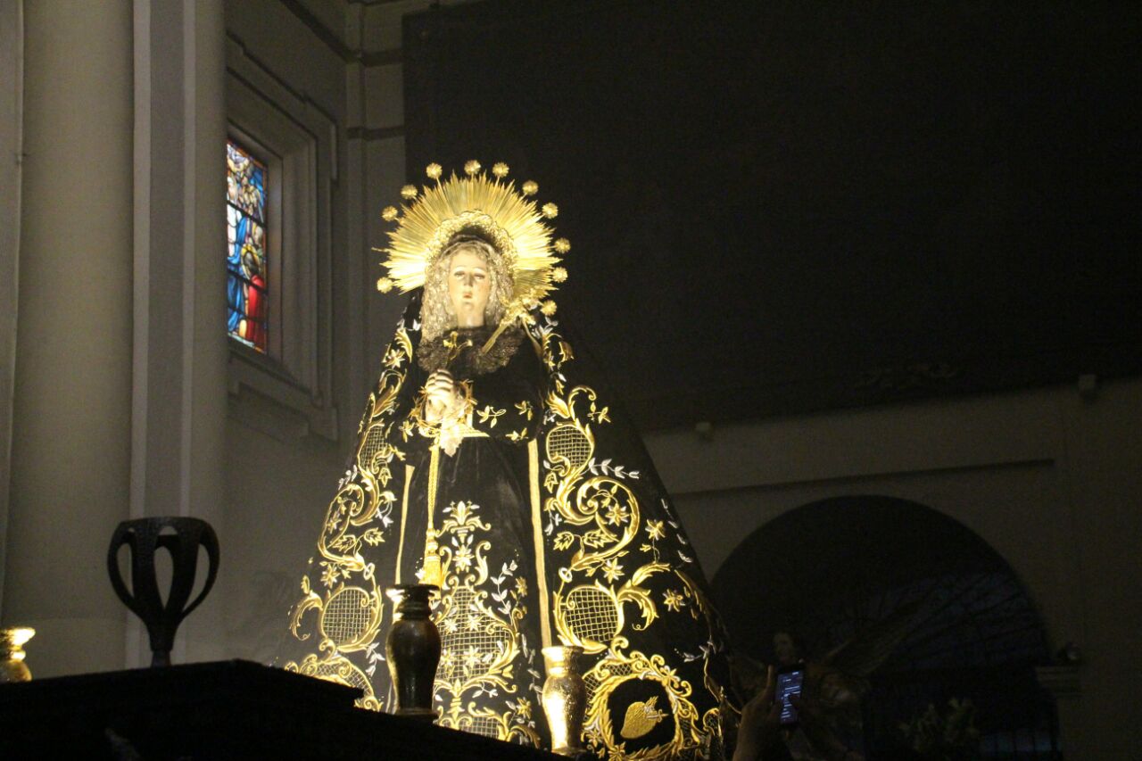 Virgen de Dolores de la Soledad del templo de Santo Domingo. | 