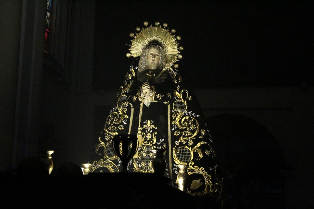 Virgen de Dolores de la Soledad del templo de Santo Domingo. | 