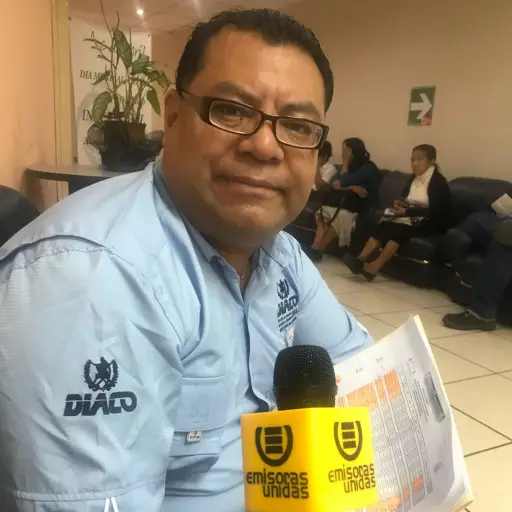 Carlos Vásquez, vocero de la Diaco, Emisoras Unidas EU Guatemala ,