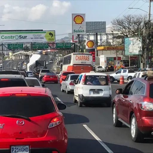 tránsito ruta al Pacífico ,