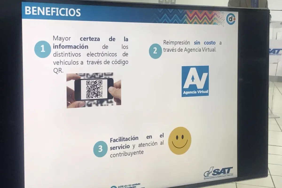 Tarjeta de circulación electrónica SAT, 