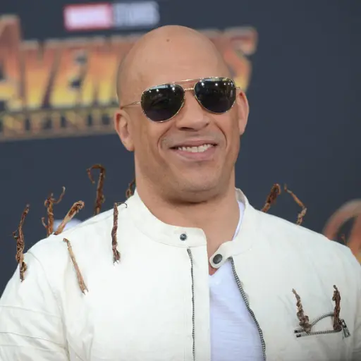 LOS ANGELES, CA - APRIL 23: Actor Vin Diesel arrives for the Premiere Of Disney And Marvel's 