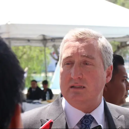 Ministro de Gobernación, Enrique Degenhart ,