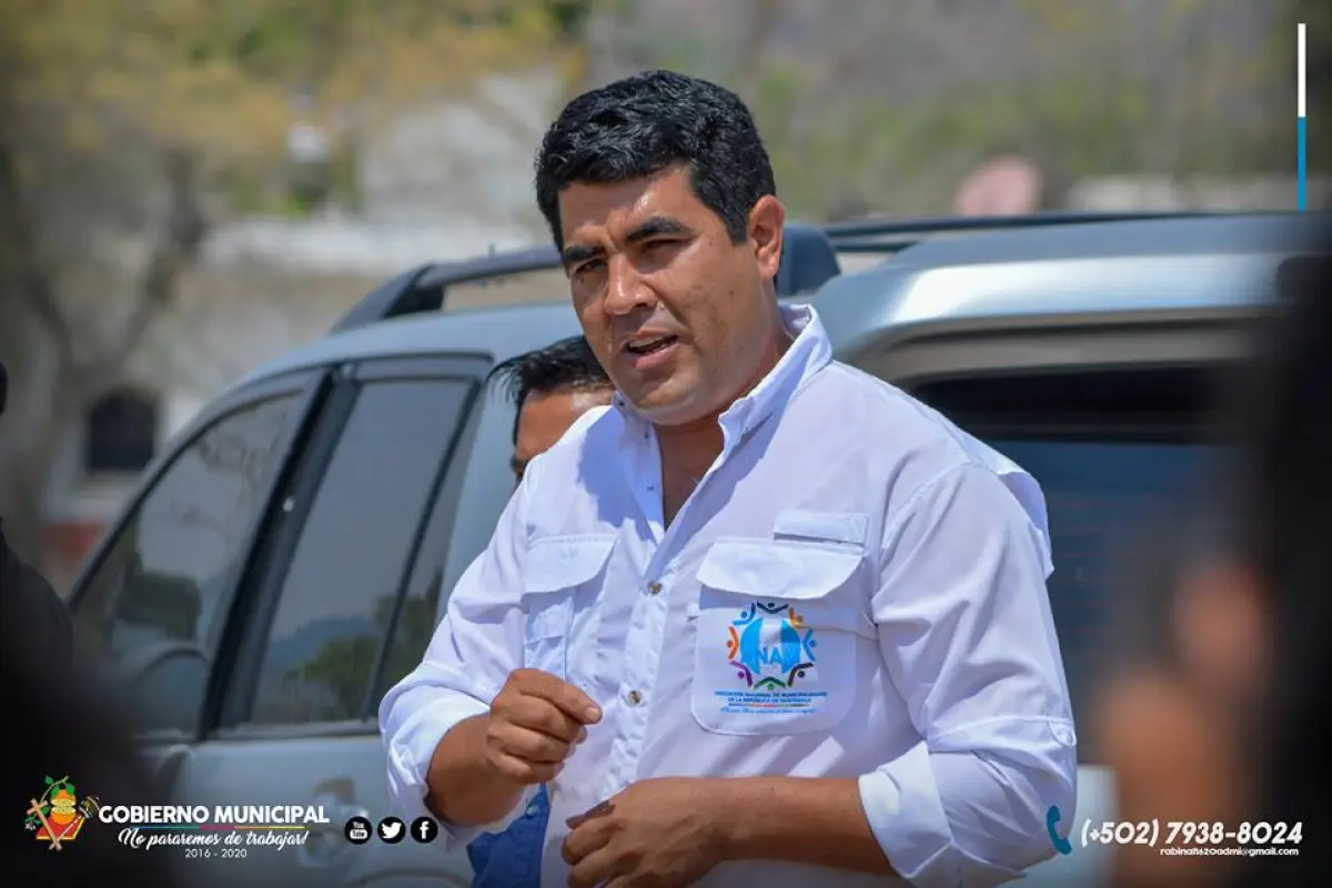 Alcalde de Rabinal Elbin Steyman Herrera, 