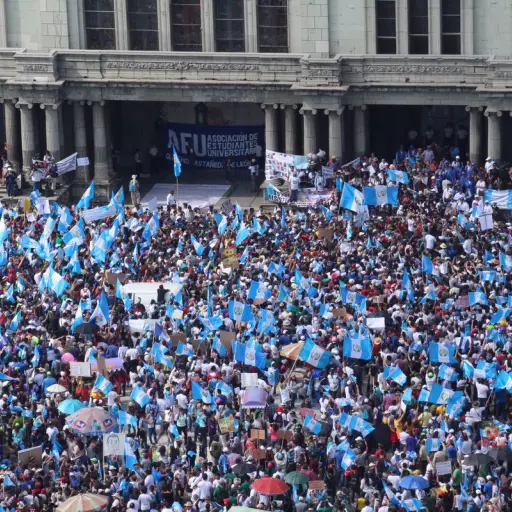 Manifestación en la Plaza ,
