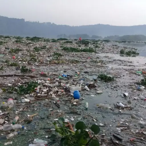 Basura Lago de Amatitlán ,