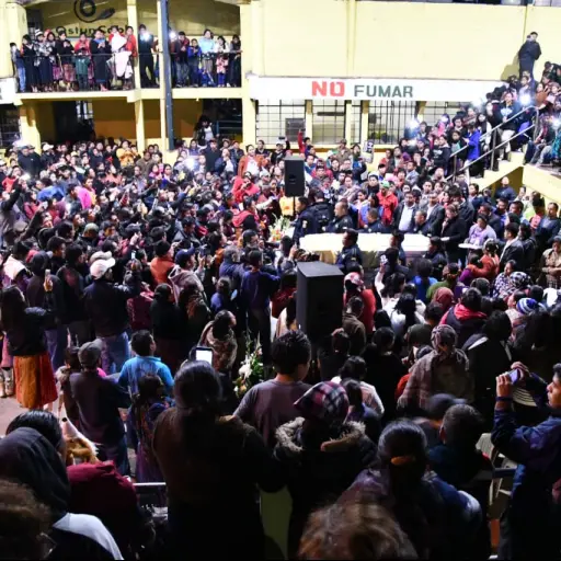 Velatorio en San Juan Ostuncalco