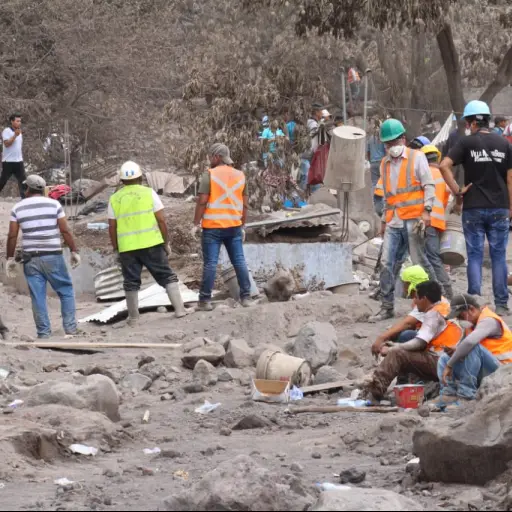 Labores de rescate en Volcán de Fuego. Foto Herlindo Zet. (15) ,
